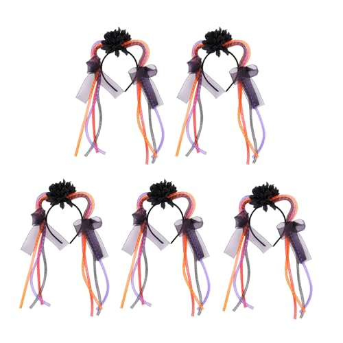 Shntig 5 x Halloween-Kopfschmuck mit Katzenohren, verstellbare Größe, Haarband, Feste, Party, Kostüm, Zubehör für Frauen Shntig 5 x Halloween-Kopfschmuck mit Katzenohren, verstellbare Größe, Haarband, Feste, Party, Kostüm, Zubehör für Frauen von Shntig