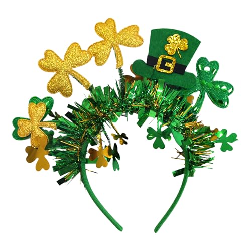 Shntig Buntes grünes Party-Stirnband, ideal zum Feiern des Patrick's Days, Dekoration für Festivals und Partyzubehör von Shntig