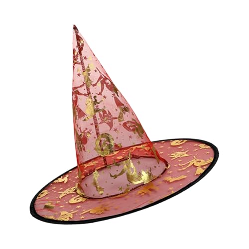 Shntig Halloween-Hexenhut, 33 cm hoch, spitz, Zauberer-Kostüm, Zubehör für Damen, Herren, Kinder, Cosplay, verstellbar, 5 Stück Shntig Halloween-Hexenhut, 33 cm hoch, spitz, Zauberer-Kostüm, Zubehör für Damen, Herren, Kinder, Cosplay, verstellbar, 5 Stück von Shntig