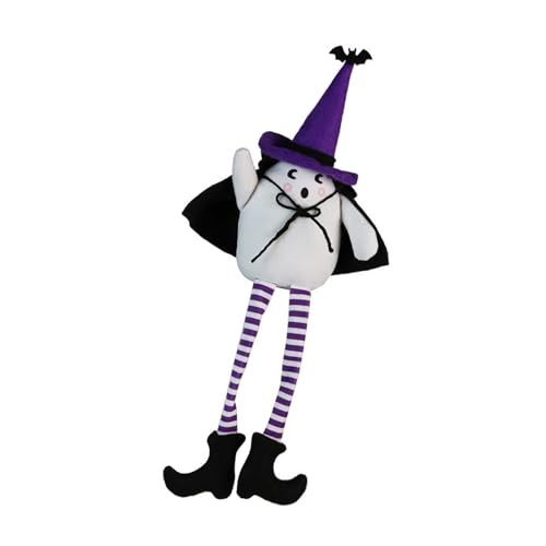 Shntig Unheimliche Puppenhäuser-Verzierung, bequemer Hexenhut mit langem Bein, Halloween-Dekoration für Kinder und Erwachsene Shntig Unheimliche Puppenhäuser-Verzierung, bequemer Hexenhut mit langem Bein, Halloween-Dekoration für Kinder und Erwachsene von Shntig