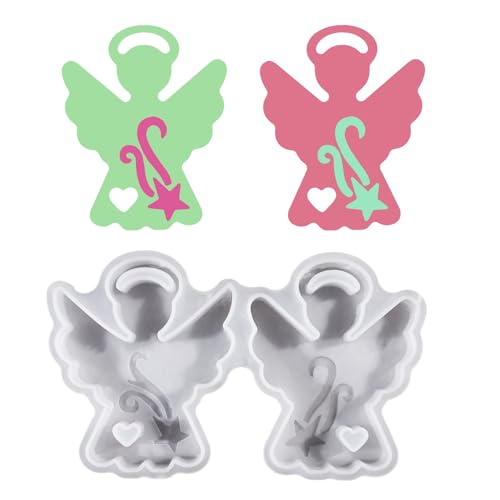 Silikonformen mit Flügelfiguren, Seifenherstellung, Epoxidharz, Seifenherstellung, Heimdekoration, Kunsthandwerk von Shntig
