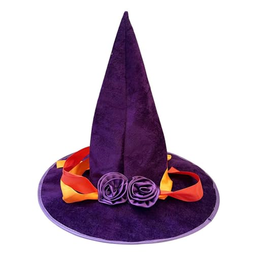 Stilvoller Halloween-Hexenhut, handwaschbar, Party-Kopfbedeckung für Erwachsene, Kinder, Kostümpartys und Aufführungen, stilvolles Halloween Stilvoller Halloween-Hexenhut, handwaschbar, Party-Kopfbedeckung für Erwachsene, Kinder, Kostümpartys und Aufführungen, stilvolles Halloween von Shntig