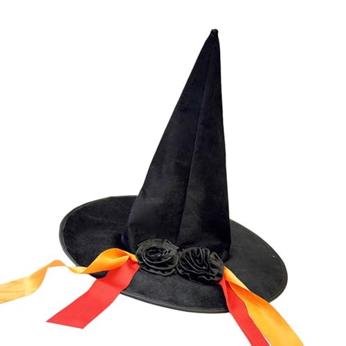 Stilvoller Halloween-Hexenhut, handwaschbar, Party-Kopfbedeckung für Erwachsene, Kinder, Kostümpartys und Aufführungen, stilvolles Halloween Stilvoller Halloween-Hexenhut, handwaschbar, Party-Kopfbedeckung für Erwachsene, Kinder, Kostümpartys und Aufführungen, stilvolles Halloween von Shntig