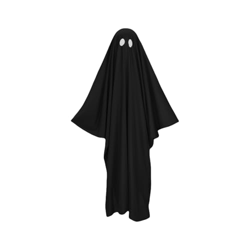Verstellbare Sprecher-Umhänge, Halloween-Outfit für Jungen, Mädchen, Erwachsene, Spukhaus, Partys, robuster Stoff, weiße Spekterumhänge Verstellbare Sprecher-Umhänge, Halloween-Outfit für Jungen, Mädchen, Erwachsene, Spukhaus, Partys, robuster Stoff, weiße Spekterumhänge von Shntig
