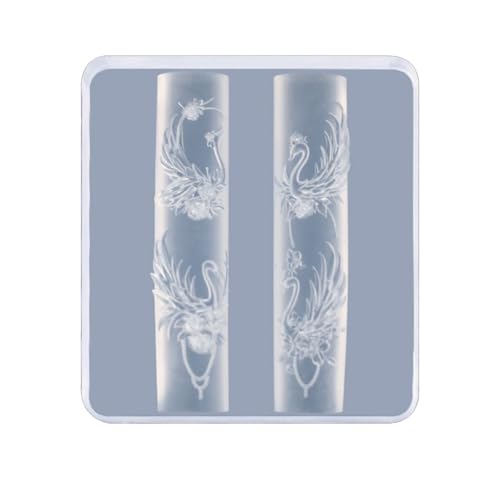 Vielseitiges Silikonform-Set für 3D-Nagelkunst mit Rosenblumen-Designs, ideal zum Basteln und zur Schmuckherstellung von Shntig