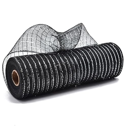 Weihnachts-Metallic-Netzband, 25,4 cm x 9,4 m, Geschenkband für Kranz, Zuhause, Party, Dekoration, Kunsthandwerk Weihnachts-Metallic-Netzband, 25,4 cm x 9,4 m, Geschenkband für Kranz, Zuhause, Party, Dekoration, Kunsthandwerk von Shntig