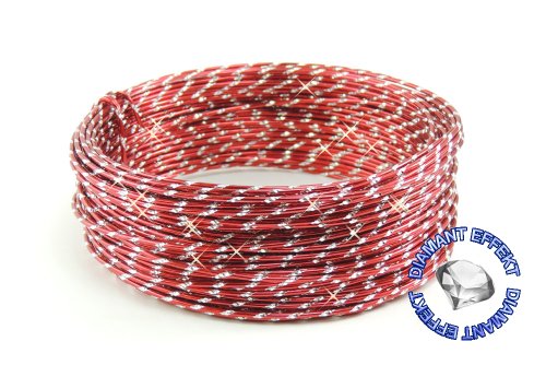 Aluminiumdraht ROT *DIAMANT-LOOK* 2mm x 30 Meter SPARPACK Aluminiumdraht ROT *DIAMANT-LOOK* 2mm x 30 Meter SPARPACK von Shop Dekoblumen