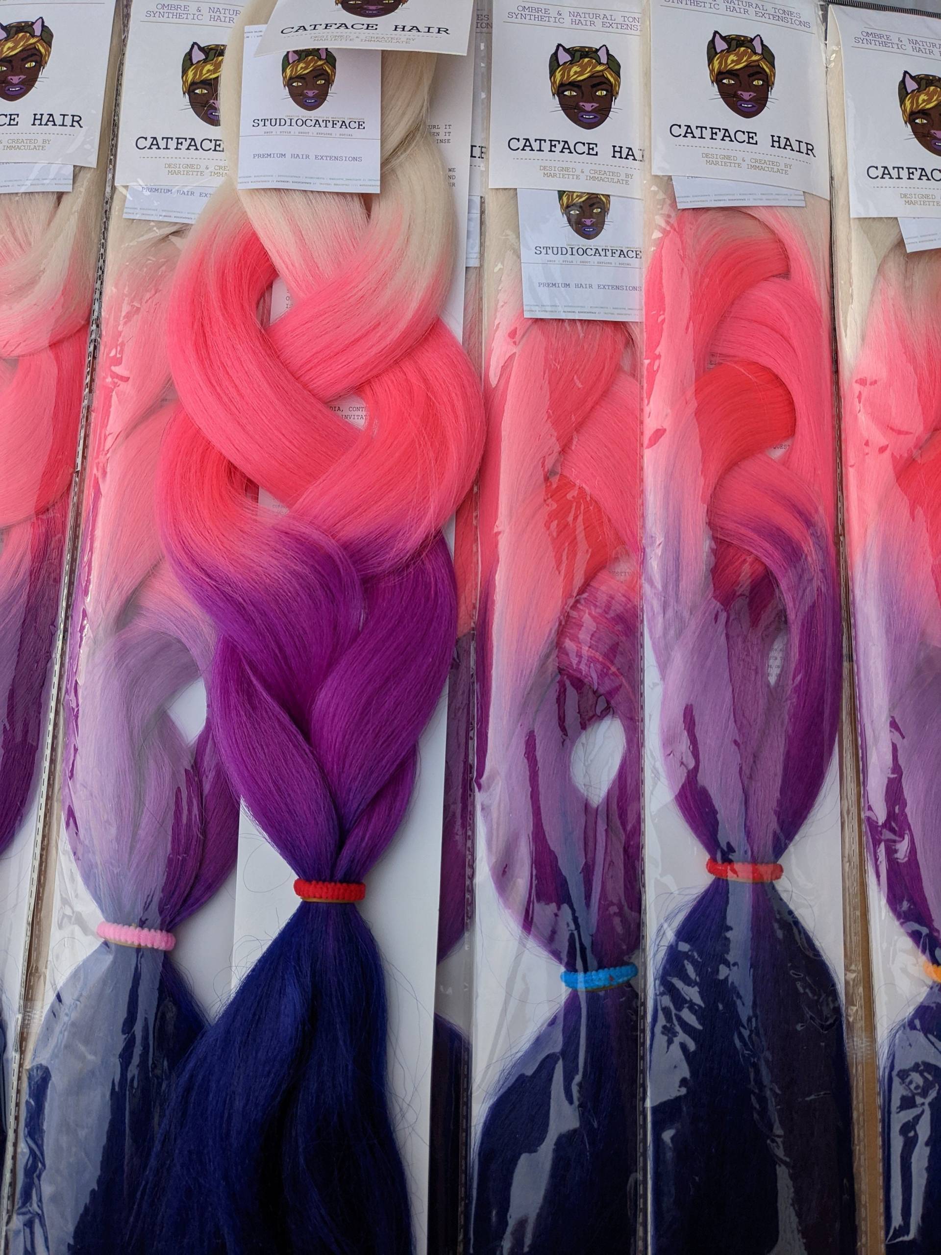 Sea & Berry Blonde - Vierfarbige 24-Zoll-Katzenhaare von ShopCatface
