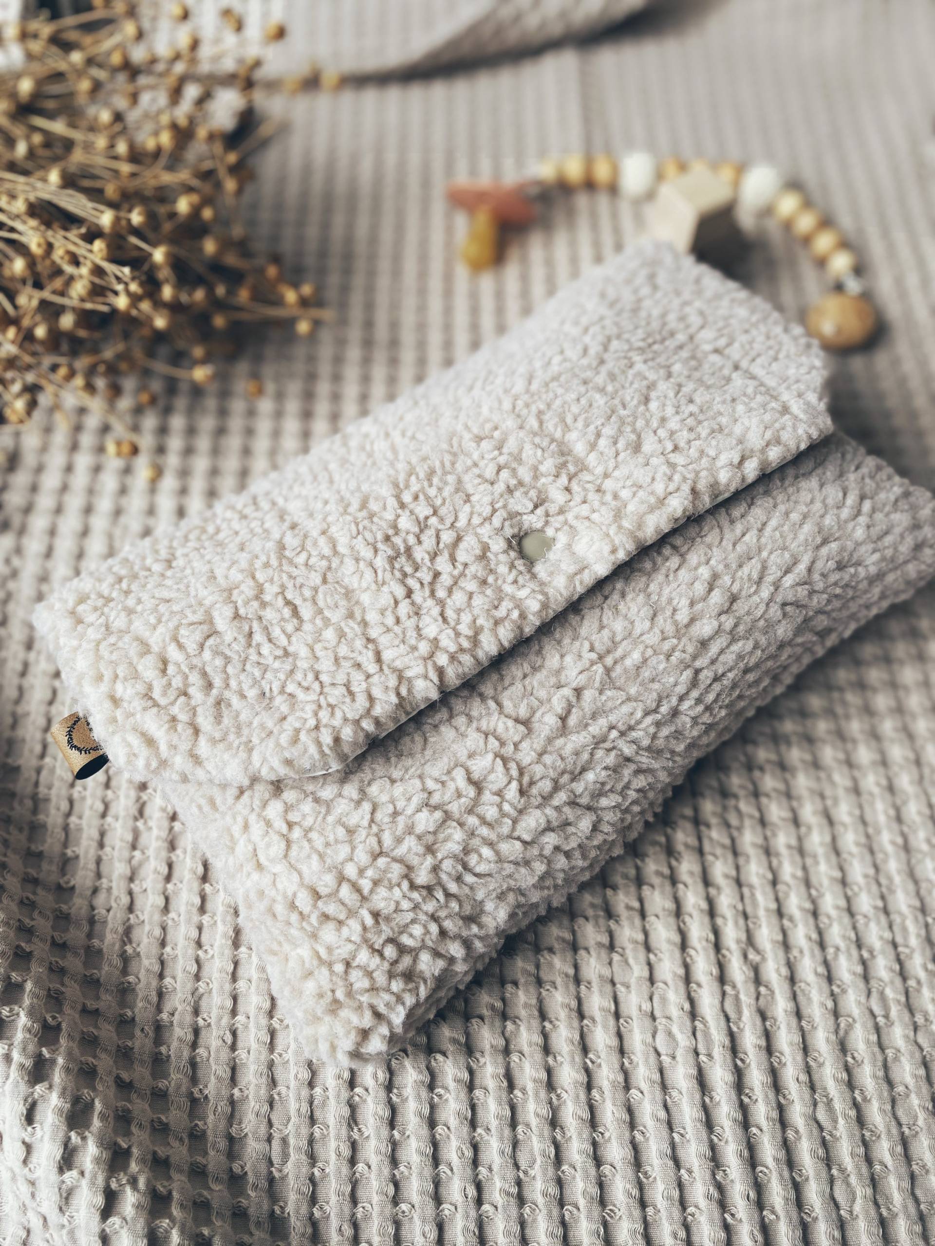 Windeltasche, Wickeltasche, Tasche Für Feuchttücher Und Windeln Teddy Biobaumwolle Windeltasche, Wickeltasche, Tasche Für Feuchttücher Und Windeln Teddy Biobaumwolle von ShopWomansWork