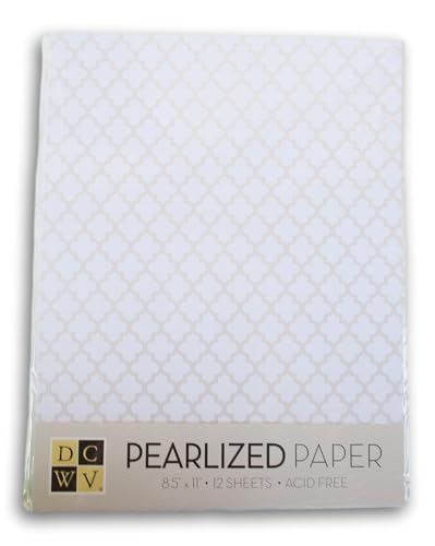 Hochzeitsscrapbook, Perlenmuster, Papier, 21,6 x 27,9 cm Hochzeitsscrapbook, Perlenmuster, Papier, 21,6 x 27,9 cm von Show-Offs