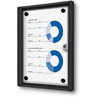 Showdown® Displays Schaukasten Economy schwarz 1x DIN A4 von Showdown® Displays
