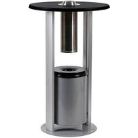 Showdown® Displays Smoking Table Standaschenbecher silber von Showdown® Displays