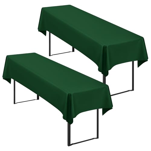 Showgeous 2 Stück Biertisch Tischdecke universal für 50cm u.70cm Biertische Hussen für Biertisch Biertischhussen Biertisch-Husse Bierzeltgarnitur Rechteckige Tischdecken Waschbar 100x250cm(Dunkelgrün) Showgeous 2 Stück Biertisch Tischdecke universal für 50cm u.70cm Biertische Hussen für Biertisch Biertischhussen Biertisch-Husse Bierzeltgarnitur Rechteckige Tischdecken Waschbar 100x250cm(Dunkelgrün) von Showgeous