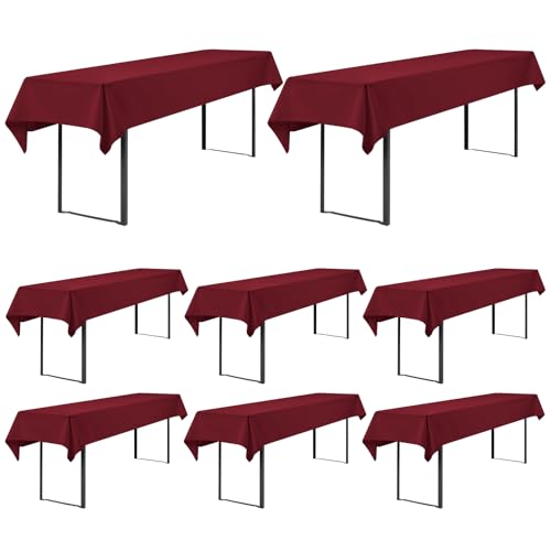 Showgeous 8 Stück Biertisch Tischdecke universal für 50cm u.70cm Biertische Hussen für Biertisch Biertischhussen Biertisch-Husse Bierzeltgarnitur Rechteckige Tischdecken Waschbar 100x250cm(Bordeaux) Showgeous 8 Stück Biertisch Tischdecke universal für 50cm u.70cm Biertische Hussen für Biertisch Biertischhussen Biertisch-Husse Bierzeltgarnitur Rechteckige Tischdecken Waschbar 100x250cm(Bordeaux) von Showgeous