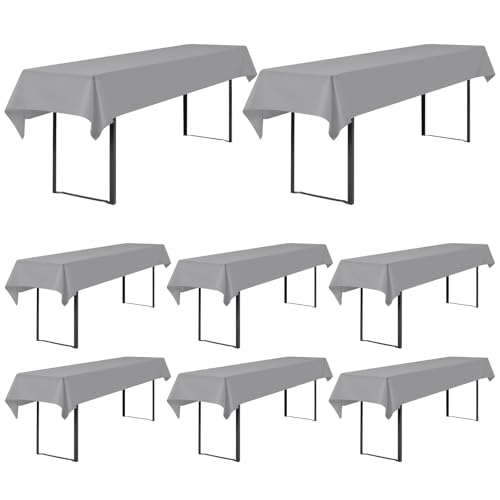 Showgeous 8 Stück Biertisch Tischdecke universal für 50cm u.70cm Biertische Hussen für Biertisch Biertischhussen Biertisch-Husse Bierzeltgarnitur Rechteckige Tischdecken Waschbar 100x250cm(Hellgrau) Showgeous 8 Stück Biertisch Tischdecke universal für 50cm u.70cm Biertische Hussen für Biertisch Biertischhussen Biertisch-Husse Bierzeltgarnitur Rechteckige Tischdecken Waschbar 100x250cm(Hellgrau) von Showgeous