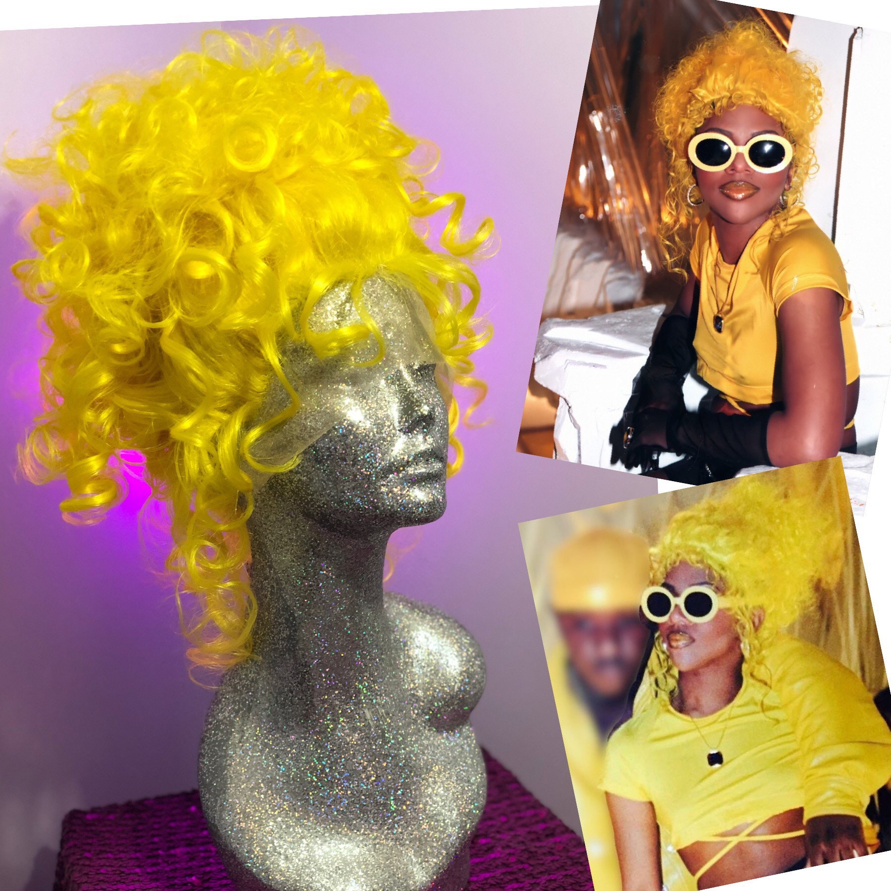 Lil Kim Yellow Crush On You Einheit Lil Kim Yellow Crush On You Einheit von Showgirlvanity