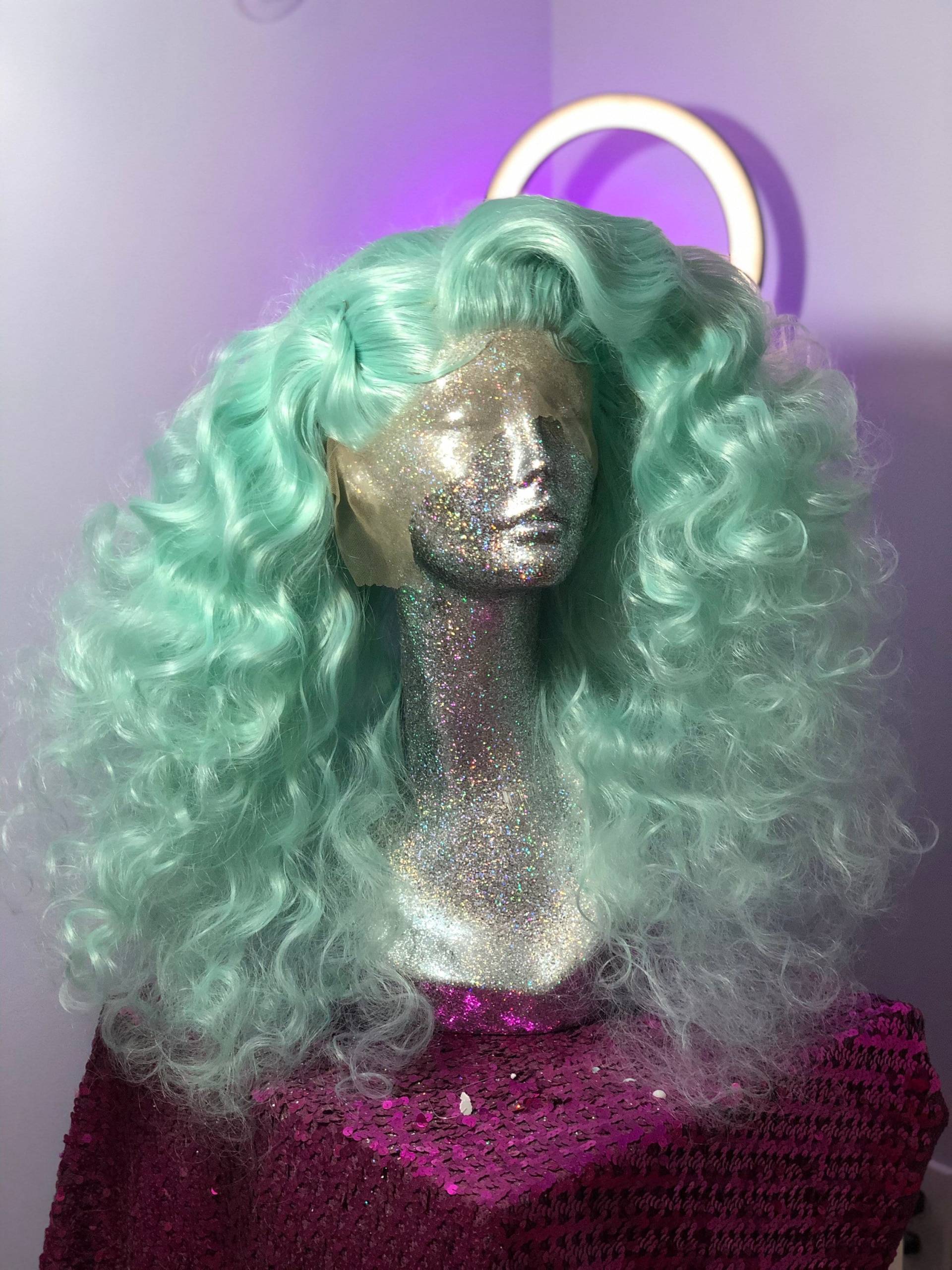 Mintgrüne Studio 54 Fluffy Curlunit Mintgrüne Studio 54 Fluffy Curlunit von Showgirlvanity