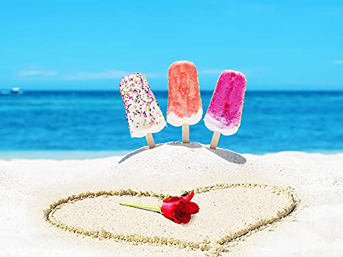 Showker 5D Diamant Painting BilderLiebe zum Sandstrand, DIY Diamond Painting Bilder Zubehör Runde Diamond Kreuzstich Stickerei Dekoration Schlafzimmer Büro Home Wandbild 30x40cm von Homry