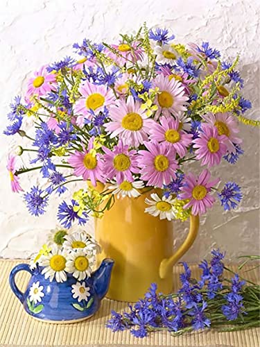 Showker 5D Diamant Painting Kit Blume - DIY Diamond Painting Anlage Bilder Zubehör für Runde Diamond Kreuzstich Stickerei - Dekorative Kunst für Büro und Zuhause 30x40 cm Showker 5D Diamant Painting Kit Blume - DIY Diamond Painting Anlage Bilder Zubehör für Runde Diamond Kreuzstich Stickerei - Dekorative Kunst für Büro und Zuhause 30x40 cm von Showker