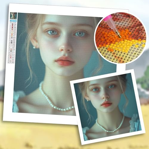 Diamond Painting Erwachsene, Diamond Painting Eigenes Foto, Bastelset Erwachsene, 5D DIY Kinder, Familien, Paare, Haustiere, Bilder Personalisiert, Custom Kreative Geschenk, Zimmer Deko 60x80 cm b-23 von Shozhoo