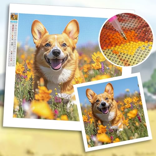 Diamond Painting Erwachsene, Diamond Painting Eigenes Foto, Bastelset Erwachsene, 5D DIY Kinder, Familien, Paare, Haustiere, Bilder Personalisiert, Custom Kreative Geschenk, Zimmer Deko 80x120 cm b-56 von Shozhoo