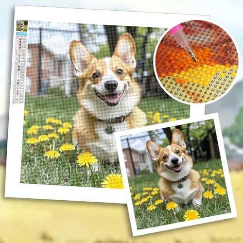 Diamond Painting Erwachsene, Diamond Painting Eigenes Foto, Bastelset Erwachsene, 5D DIY Kinder, Familien, Paare, Haustiere, Bilder Personalisiert, Custom Kreative Geschenk, Zimmer Deko 80x160 cm b-41 von Shozhoo