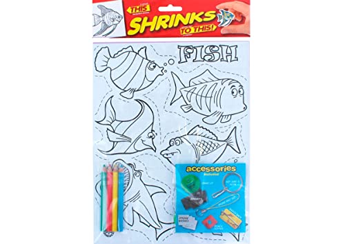 Shrinkles Fish magisches Kunststoff-Set mit 6 Designs und Zubehör Shrinkles Fish magisches Kunststoff-Set mit 6 Designs und Zubehör von Shrinkles