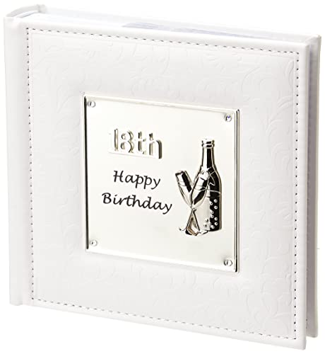 Joe Davies 77982 Deluxe Fotoalbum zum 18. Geburtstag, Papier, weiß, Photo Size 6x4 Joe Davies 77982 Deluxe Fotoalbum zum 18. Geburtstag, Papier, weiß, Photo Size 6x4 von Shudehill Giftware