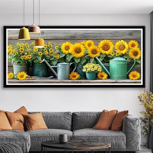 Diamond Painting Blume Diamond Painting Erwachsene Groß XXL 150x60 cm Diamant Malerei Bilder Sonnenblume DIY Rund Steine Stickerei Kreuzstich Basteln Erwachsene für Deko Wohnzimmer Geschenke S0-443 Diamond Painting Blume Diamond Painting Erwachsene Groß XXL 150x60 cm Diamant Malerei Bilder Sonnenblume DIY Rund Steine Stickerei Kreuzstich Basteln Erwachsene für Deko Wohnzimmer Geschenke S0-443 von Shueayin