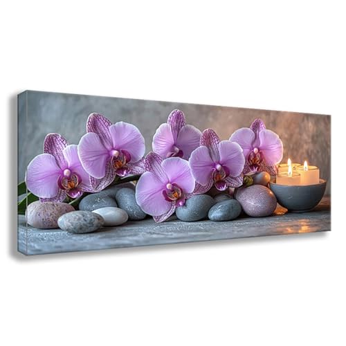 Diamond Painting Blume Diamond Painting Erwachsene Groß XXL 75x30 cm Diamant Malerei Bilder Zen 5D Rund Steine Stickerei Kreuzstich Basteln Erwachsene für Deko Wohnzimmer, Geschenke für Frauen S0-621 von Shueayin