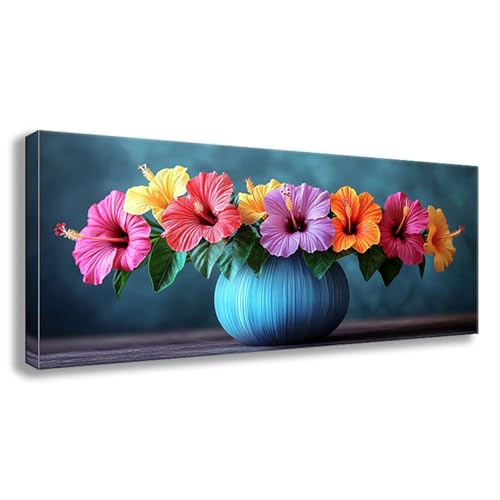 Diamond Painting Farbe Diamond Painting Erwachsene Groß XXL 175x70 cm Diamant Malerei Bilder Blume DIY 5D Rund Steine Stickerei Kreuzstich Basteln Erwachsene für Deko Wohnzimmer, Geschenke S0-747 von Shueayin