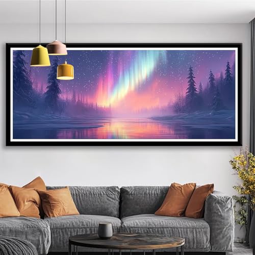 Diamond Painting Landschaft Diamond Painting Erwachsene Groß XXL 225x90 cm Diamant Malerei Bilder Aurora DIY Rund Steine Stickerei Kreuzstich Basteln Erwachsene für Deko Wohnzimmer Geschenke S0-365 Diamond Painting Landschaft Diamond Painting Erwachsene Groß XXL 225x90 cm Diamant Malerei Bilder Aurora DIY Rund Steine Stickerei Kreuzstich Basteln Erwachsene für Deko Wohnzimmer Geschenke S0-365 von Shueayin