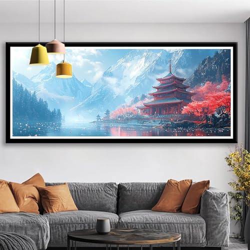 Diamond Painting Landschaft Diamond Painting Erwachsene Groß XXL 75x30 cm Diamant Malerei Bilder Berg DIY Rund Steine Stickerei Kreuzstich Basteln Erwachsene für Deko Wohnzimmer Geschenke S0-389 Diamond Painting Landschaft Diamond Painting Erwachsene Groß XXL 75x30 cm Diamant Malerei Bilder Berg DIY Rund Steine Stickerei Kreuzstich Basteln Erwachsene für Deko Wohnzimmer Geschenke S0-389 von Shueayin