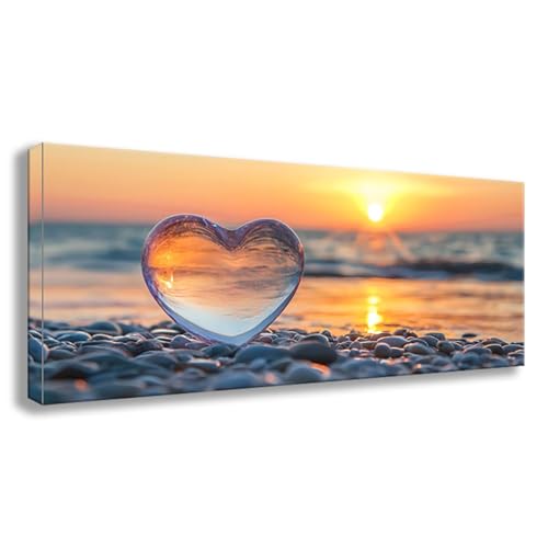 Diamond Painting Sonnenuntergang Diamond Painting Erwachsene Groß XXL 200x80 cm Diamant Malerei Bilder Strand DIY 5D Rund Steine Stickerei Kreuzstich Basteln Erwachsene für Deko Wohnzimmer S0-459 von Shueayin