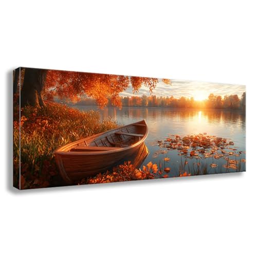 Diamond Painting Sonnenuntergang Diamond Painting Erwachsene Groß XXL 75x30 cm Diamant Malerei Bilder Landschaft DIY Rund Steine Stickerei Kreuzstich Basteln Erwachsene für Deko Wohnzimmer S0-615 von Shueayin