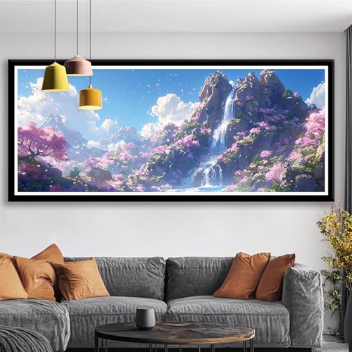 Diamond Painting Wasserfall Diamond Painting Erwachsene Groß XXL 200x80 cm Diamant Malerei Bilder Berg DIY Rund Steine Stickerei Kreuzstich Basteln Erwachsene für Deko Wohnzimmer Geschenke S0-89 Diamond Painting Wasserfall Diamond Painting Erwachsene Groß XXL 200x80 cm Diamant Malerei Bilder Berg DIY Rund Steine Stickerei Kreuzstich Basteln Erwachsene für Deko Wohnzimmer Geschenke S0-89 von Shueayin