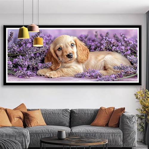 Diamond Painting XXL 150x60 cm Hund Diamant Painting Bilder Blume Diamond Art 5D DIY Vollbohrer Diamant Malerei Basteln Mädchen 10 Jahre, Strass Stickerei Mosaikherstellung für Zimmer Deko S0-466 Diamond Painting XXL 150x60 cm Hund Diamant Painting Bilder Blume Diamond Art 5D DIY Vollbohrer Diamant Malerei Basteln Mädchen 10 Jahre, Strass Stickerei Mosaikherstellung für Zimmer Deko S0-466 von Shueayin