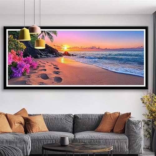 Diamond Painting XXL 175x70 cm Sonnenuntergang Diamant Painting Bilder Meer Diamond Art 5D DIY Diamant Malerei Basteln Mädchen 10 Jahre, Strass Stickerei Mosaikherstellung für Zimmer Deko S0-370 Diamond Painting XXL 175x70 cm Sonnenuntergang Diamant Painting Bilder Meer Diamond Art 5D DIY Diamant Malerei Basteln Mädchen 10 Jahre, Strass Stickerei Mosaikherstellung für Zimmer Deko S0-370 von Shueayin
