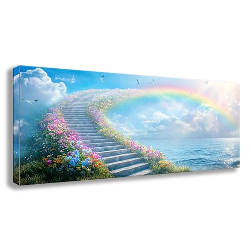 Diamond Painting XXL 200x80 cm Regenbogen Diamant Painting Bilder Landschaft Diamond Art 5D DIY Diamant Malerei Basteln Mädchen 10 Jahre, Strass Stickerei Mosaikherstellung für Zimmer Deko S0-56 Diamond Painting XXL 200x80 cm Regenbogen Diamant Painting Bilder Landschaft Diamond Art 5D DIY Diamant Malerei Basteln Mädchen 10 Jahre, Strass Stickerei Mosaikherstellung für Zimmer Deko S0-56 von Shueayin