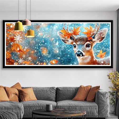 Diamond Painting XXL 250x100 cm Reh Diamant Painting Bilder Tier Diamond Art 5D DIY Vollbohrer Diamant Malerei Basteln Mädchen 10 Jahre, Strass Stickerei Mosaikherstellung für Zimmer Deko S0-354 Diamond Painting XXL 250x100 cm Reh Diamant Painting Bilder Tier Diamond Art 5D DIY Vollbohrer Diamant Malerei Basteln Mädchen 10 Jahre, Strass Stickerei Mosaikherstellung für Zimmer Deko S0-354 von Shueayin