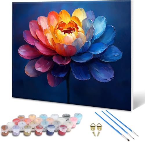 Malen nach Zahlen Erwachsene Farbe, Paint by Numbers Bastelset Erwachsene, Malen nach Zahlen Blume, DIY Handgemalt Ölgemälde Leinwand Set für Deko Wohnzimmer Geschenke, Ohne Rahmen 70x50 cm L-4 Malen nach Zahlen Erwachsene Farbe, Paint by Numbers Bastelset Erwachsene, Malen nach Zahlen Blume, DIY Handgemalt Ölgemälde Leinwand Set für Deko Wohnzimmer Geschenke, Ohne Rahmen 70x50 cm L-4 von Shueayin