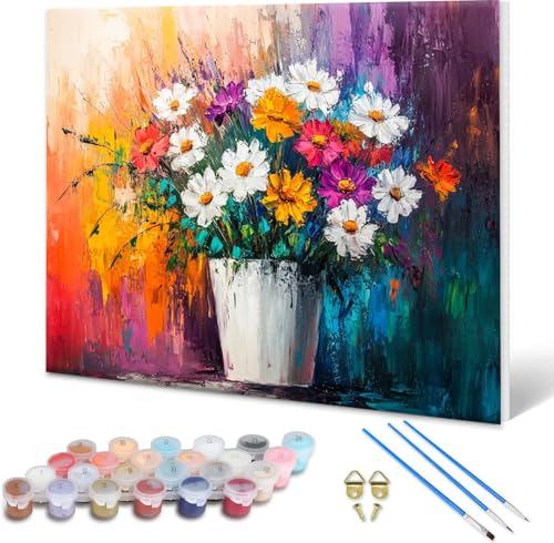 Malen nach Zahlen Erwachsene Farbe, Paint by Numbers Bastelset Erwachsene, Malen nach Zahlen Blume, DIY Handgemalt Ölgemälde Leinwand Set für Deko Wohnzimmer Geschenke, Ohne Rahmen 70x50 cm O-9 Malen nach Zahlen Erwachsene Farbe, Paint by Numbers Bastelset Erwachsene, Malen nach Zahlen Blume, DIY Handgemalt Ölgemälde Leinwand Set für Deko Wohnzimmer Geschenke, Ohne Rahmen 70x50 cm O-9 von Shueayin