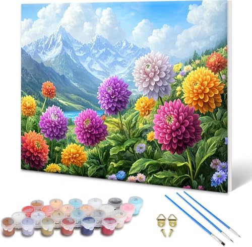 Malen nach Zahlen Erwachsene Hortensie, Paint by Numbers Bastelset Erwachsene, Malen nach Zahlen Landschaft, DIY Handgemalt Ölgemälde Leinwand Set für Deko Wohnzimmer,Geschenke für Frauen 70x50 cm H-1 Malen nach Zahlen Erwachsene Hortensie, Paint by Numbers Bastelset Erwachsene, Malen nach Zahlen Landschaft, DIY Handgemalt Ölgemälde Leinwand Set für Deko Wohnzimmer,Geschenke für Frauen 70x50 cm H-1 von Shueayin