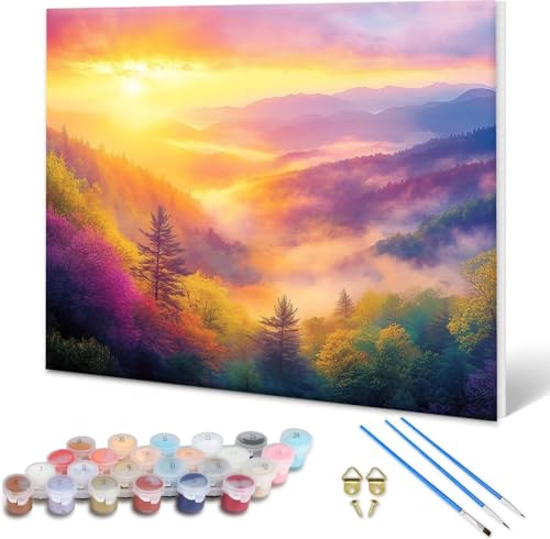 Malen nach Zahlen Farbe, Malen nach Zahlen Erwachsene Landschaft, Paint by Numbers Kreativ Set für Erwachsene, DIY Ölgemälde Leinwand Kunst Bastelset für Zimmer Deko Geschenke 80x60 cm, Rahmenlos M-2 Malen nach Zahlen Farbe, Malen nach Zahlen Erwachsene Landschaft, Paint by Numbers Kreativ Set für Erwachsene, DIY Ölgemälde Leinwand Kunst Bastelset für Zimmer Deko Geschenke 80x60 cm, Rahmenlos M-2 von Shueayin