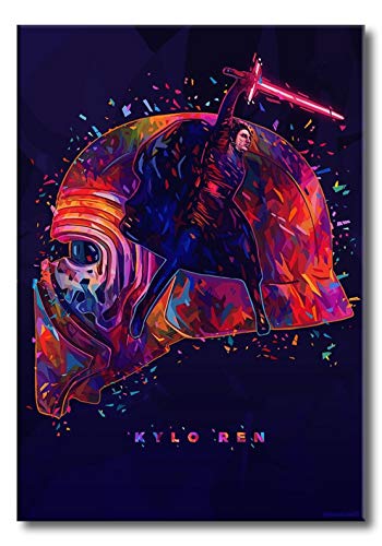 Shukqueen Malen nach Zahlen, DIY Ölgemälde für Erwachsene, Anfänger, Kinder, Feiertagsgeschenke, Pop Darth Vader, 16x20 Zoll (Ohne Rahmen) von Shukqueen