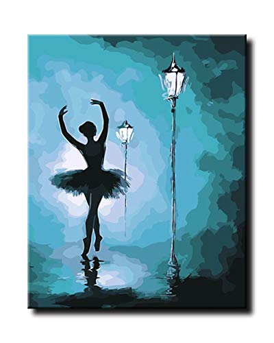 Shukqueen Malen Nach Zahlen,DIY Ölgemälde für Erwachsene,Anfänger, Kinder,Feiertagsgeschenke,16x20 Zoll(Ohne Rahmen) von Shukqueen