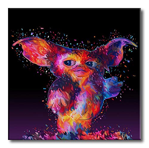 Shukqueen Malen nach Zahlen für Erwachsene, Anfänger, Kinder, DIY ölgemälde Feiertagsgeschenke, Yoda, 20x26 Zoll (Ohne Rahmen) von Shukqueen