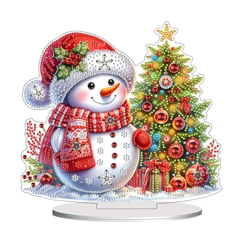 Shunfaji Diamant Malerei Stehend Kunst Set,Weihnachten Diamond Painting, Diamant Malerei Tisch Ornamente Für Winter Zuhause Büro Geschenk Dekoration Shunfaji Diamant Malerei Stehend Kunst Set,Weihnachten Diamond Painting, Diamant Malerei Tisch Ornamente Für Winter Zuhause Büro Geschenk Dekoration von Shunfaji