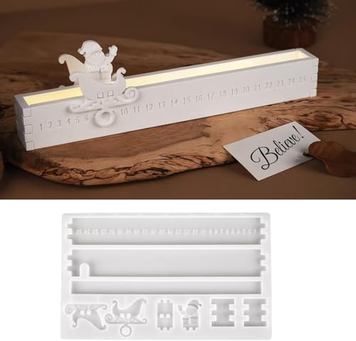 Shunfaji Silikonform Weihnachten Adventskalender,Weihnachtsdekoration DIY Kalenderform Silikonformen Gießformen,Silikonform Weihnachten Dekoration Für Weihnachtsdeko Countdown Kalender Shunfaji Silikonform Weihnachten Adventskalender,Weihnachtsdekoration DIY Kalenderform Silikonformen Gießformen,Silikonform Weihnachten Dekoration Für Weihnachtsdeko Countdown Kalender von Shunfaji