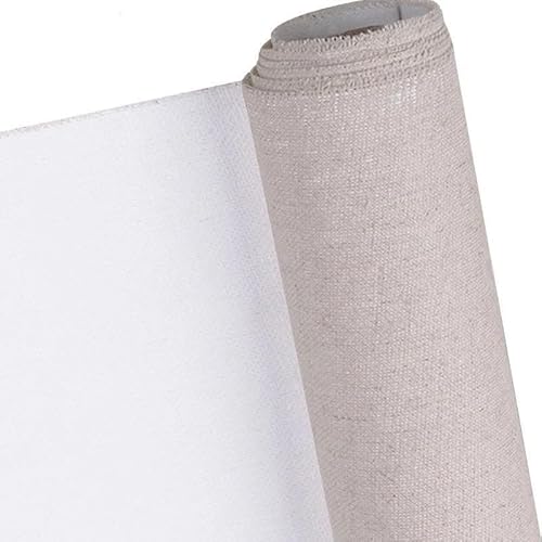Leinwandrolle, professionell, 5 m, für Acryl-, Öl-, Leinen-Mischung, Künstler, Canva (Breite: 38 cm) von Shupiquant